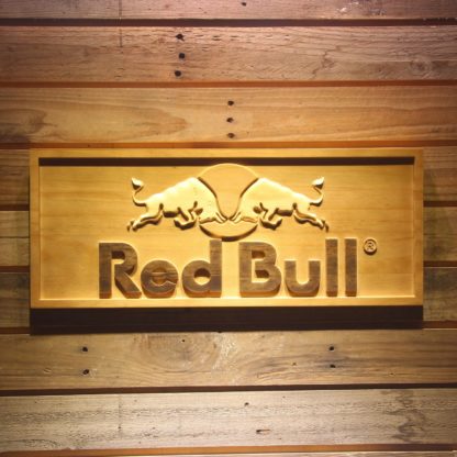 Red Bull Wood Sign neon sign LED