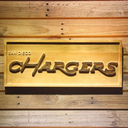 San Diego Chargers 1974-1987 Wood Sign - Legacy Edition neon sign LED