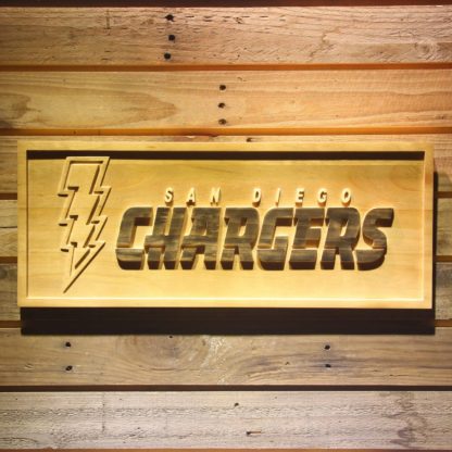 San Diego Chargers 1988-2001 Wood Sign - Legacy Edition neon sign LED