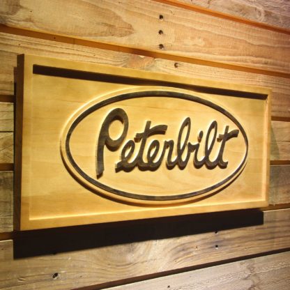 Peterbilt Wood Sign neon sign LED