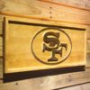 San Francisco 49ers 1968-1995 Logo Wood Sign - Legacy Edition