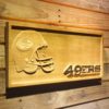 San Francisco 49ers Helmet Wood Sign