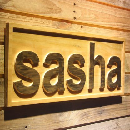 Sasha Wood Sign neon sign LED