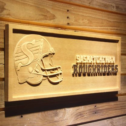 Saskatchewan Roughriders Helmet Wood Sign - Legacy Edition neon sign LED