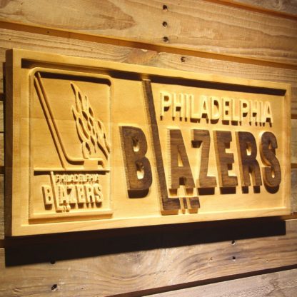 Philadelphia Blazers Wood Sign - Legacy Edition neon sign LED