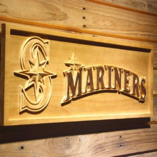 Seattle Mariners 2 Wood Sign neon sign LED