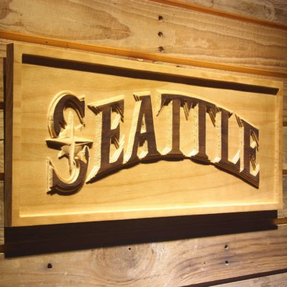 Seattle Mariners 5 Wood Sign neon sign LED