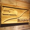 Seattle Seahawks Split Wood Sign