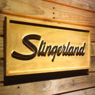 Slingerland Wood Sign neon sign LED