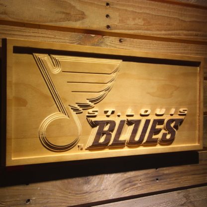 St. Louis Blues Wood Sign neon sign LED