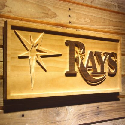 Tampa Bay Rays 2 Wood Sign neon sign LED