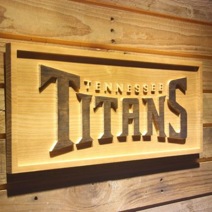 Tennessee Titans 1 Wood Sign neon sign LED