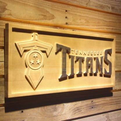 Tennessee Titans 3 Wood Sign neon sign LED