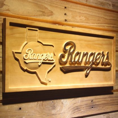 Texas Rangers 1984-1993 Wood Sign - Legacy Edition neon sign LED