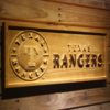 Texas Rangers Wood Sign