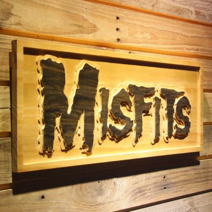 The Misfits Wood Sign neon sign LED