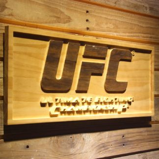 UFC Wood Sign neon sign LED