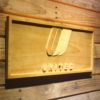 United Airlines Tulip Logo Wood Sign