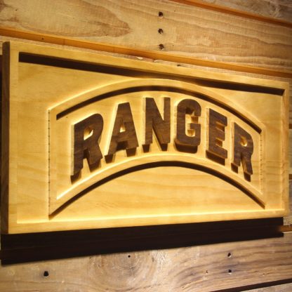 US Army Ranger Wood Sign neon sign LED