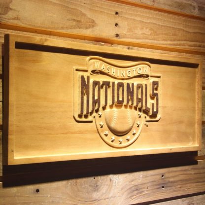 Washington Nationals Wood Sign - Legacy Edition neon sign LED