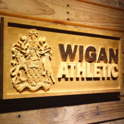 Wigan Athletic FC Wood Sign - Legacy Edition neon sign LED