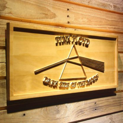 Pink Floyd Dark Side of the Moon Triangle Wood Sign neon sign LED