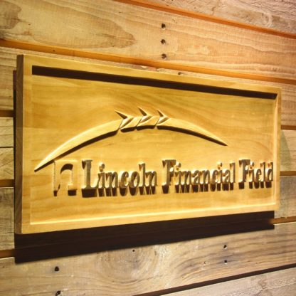 Pittsburgh Steelers Lincoln Financial Field Wood Sign neon sign LED