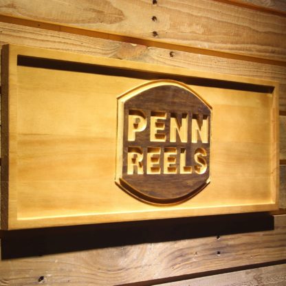 Penn Reels Wood Sign neon sign LED