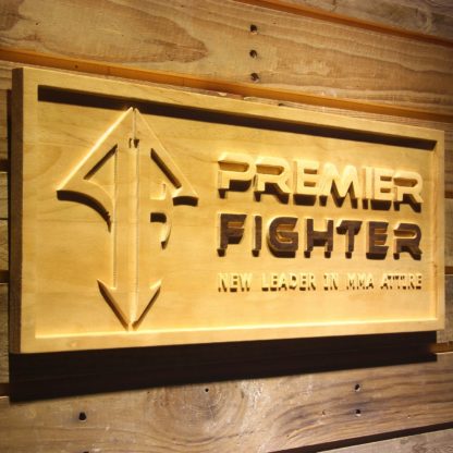 Premier Fighter Wood Sign neon sign LED