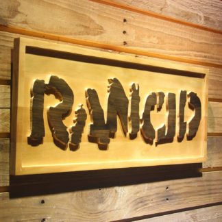 Rancid Wood Sign neon sign LED