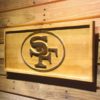 San Francisco 49ers 1968-1995 Logo Wood Sign - Legacy Edition