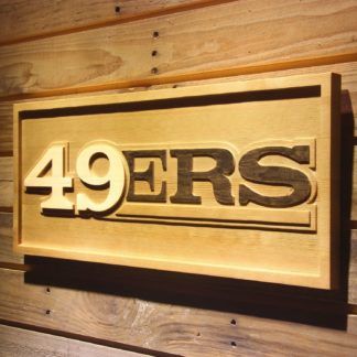 San Francisco 49ers Text Wood Sign neon sign LED