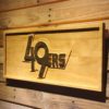 San Francisco 49ers Unused 1991 Logo Wood Sign - Legacy Edition