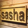 Sasha Wood Sign