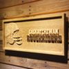 Saskatchewan Roughriders Helmet Wood Sign - Legacy Edition