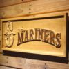 Seattle Mariners 2 Wood Sign