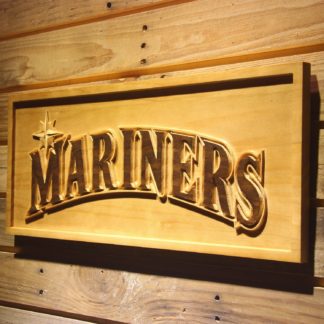 Seattle Mariners 4 Wood Sign neon sign LED