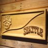 Seattle Sonics Split Wood Sign - Legacy Edition