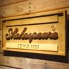 Shakespeare Wood Sign
