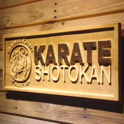 Shotokan Karate Wood Sign neon sign LED