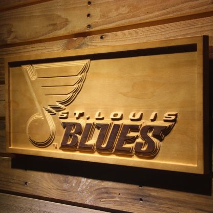 St. Louis Blues Wood Sign neon sign LED