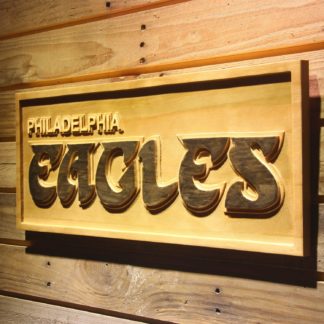 Philadelphia Eagles 1973-1995 Wood Sign - Legacy Edition neon sign LED