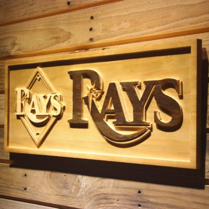 Tampa Bay Rays 3 Wood Sign neon sign LED