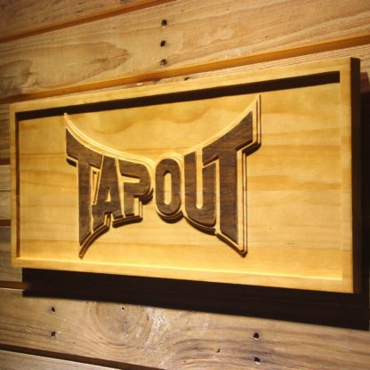 Tapout Wood Sign neon sign LED