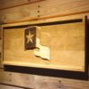 Texas Rangers Flag Wood Sign