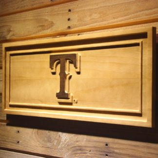 Texas Rangers T Logo Wood Sign neon sign LED