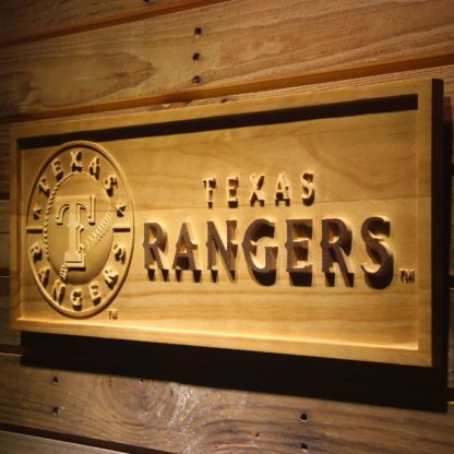 Texas Rangers Wood Sign neon sign LED