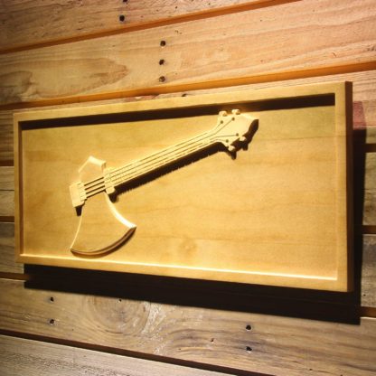 The Axe Bass Wood Sign neon sign LED