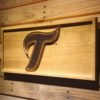 Toronto Blue Jays 2007-2011 T Logo Wood Sign - Legacy Edition