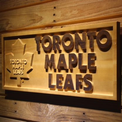 Toronto Maple Leafs Wood Sign - Legacy Edition neon sign LED